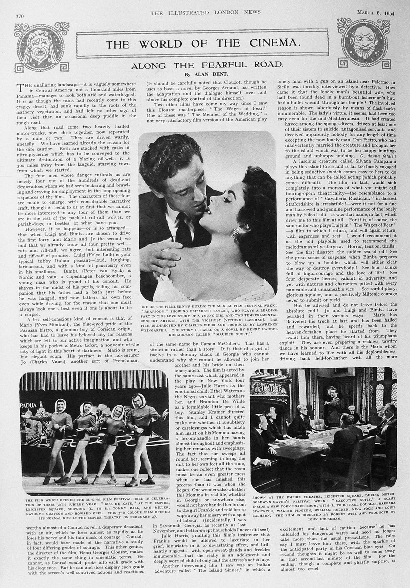 world of the cinema Mar 6 1954